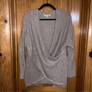 Knitted wrap sweater NEVER WORN!